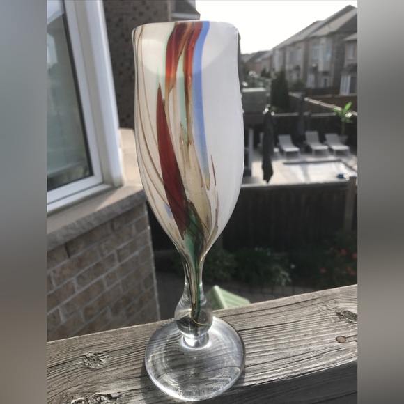 Homegaard by Per Lutken champagne flute/ vase 9,5” marked on bottom - Picture 13 of 15